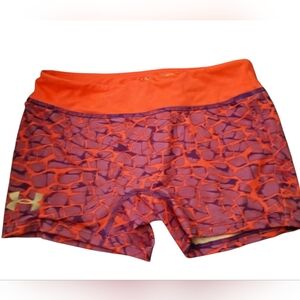 Under Armour Orange and Purple Girl's Shorts
